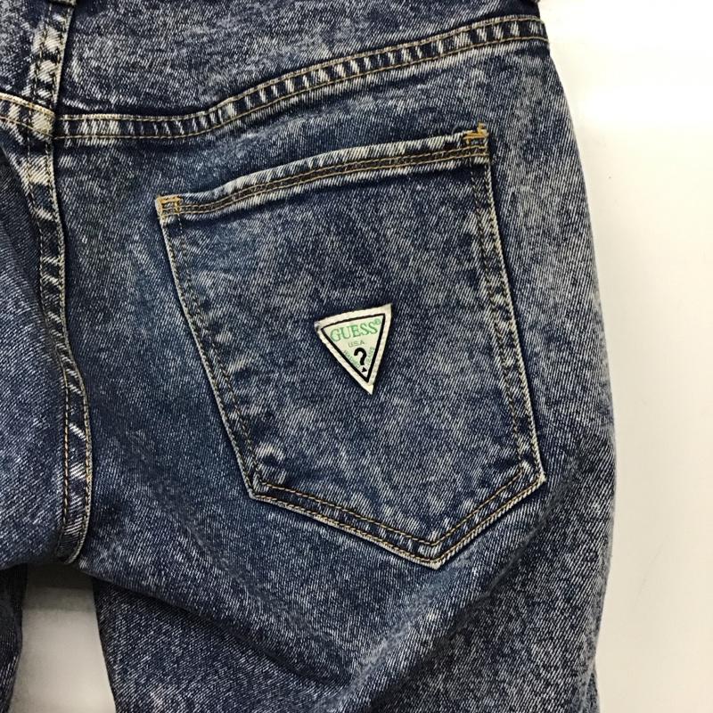 ゲス Guess パンツ デニム、ジーンズ デニムパンツ スリムパンツ カジュアルパンツ ストレッチパンツ 29インチ 無地 インディゴ / インディゴ / Indigo メンズ USED 古着 中古 10151604