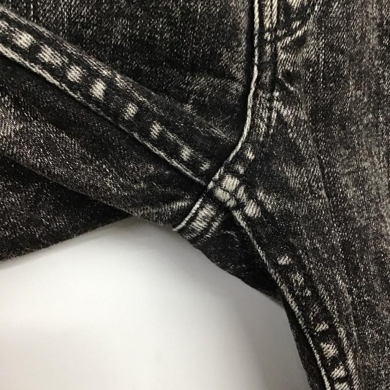 ゲス Guess パンツ デニム、ジーンズ デニムパンツ スリムパンツ カジュアルパンツ ストレッチパンツ 31インチ 無地 黒 / ブラック / black メンズ USED 古着 中古 10151608