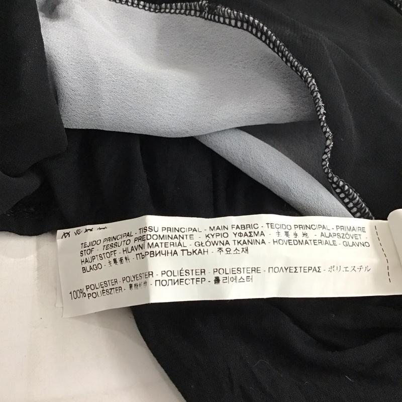 ザラ ZARA カットソー 半袖 5580 259 800 シアー L 花柄 黒 / ブラック / black レディース USED 古着 中古 10151610