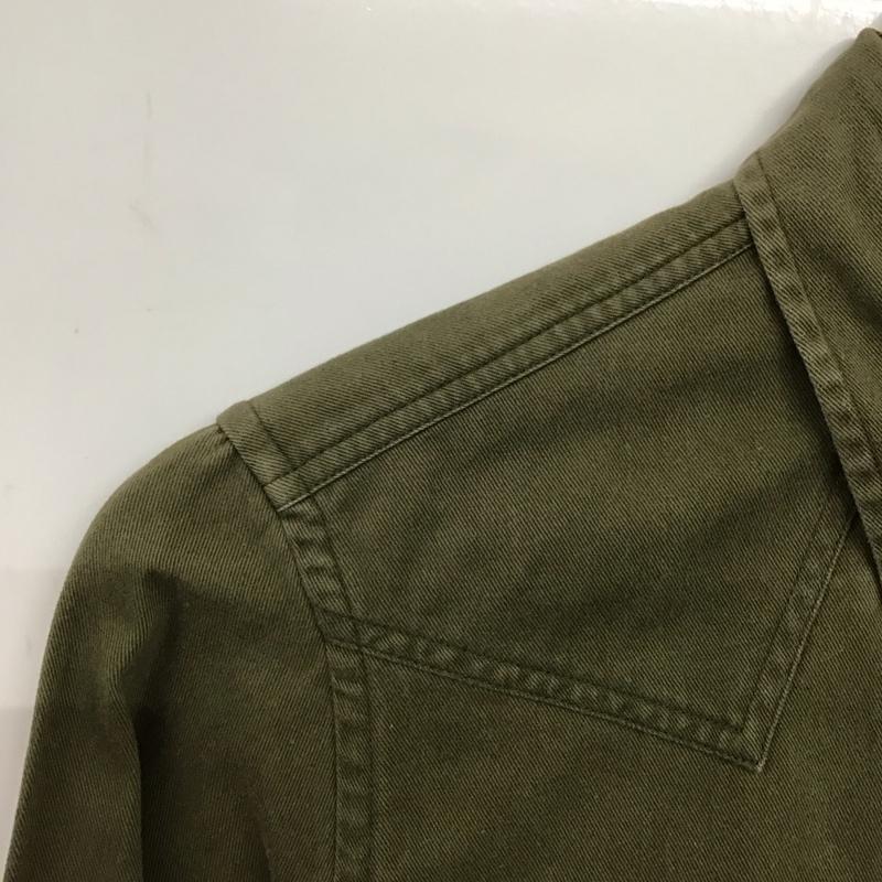 ラルフローレン RALPHLAUREN シャツ、ブラウス 長袖 ウエスタンシャツ 9 無地 カーキ / カーキ / khaki レディース USED 古着 中古 10151612