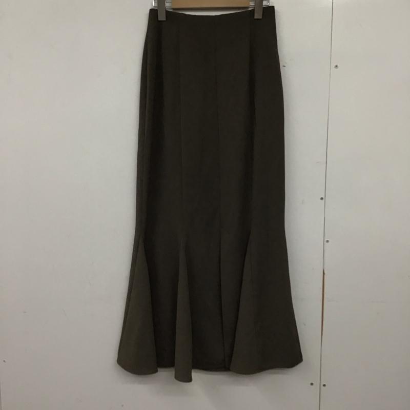 アルシーヴ archives スカート ロングスカート AR212530 マーメイドスカート M 無地 グレージュ / グレージュ / レディース USED 古着 中古 10151630