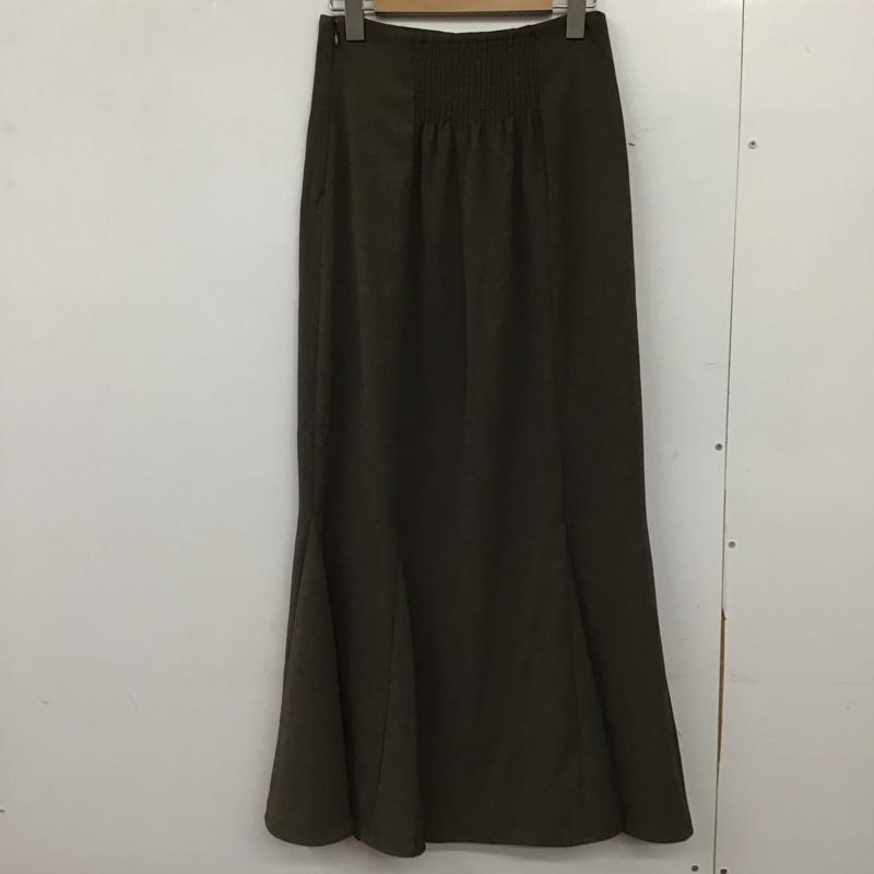 アルシーヴ archives スカート ロングスカート AR212530 マーメイドスカート M 無地 グレージュ / グレージュ / レディース USED 古着 中古 10151630