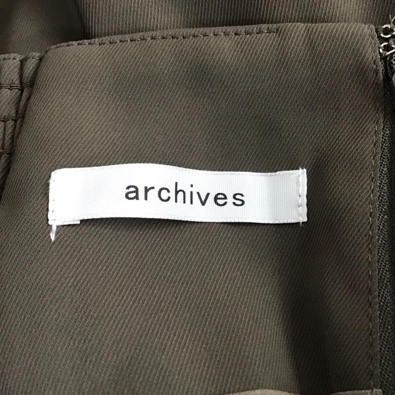 アルシーヴ archives スカート ロングスカート AR212530 マーメイドスカート M 無地 グレージュ / グレージュ / レディース USED 古着 中古 10151630