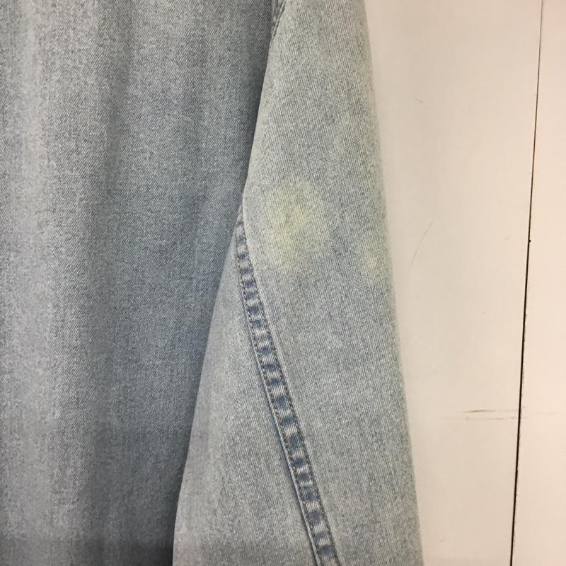 リーバイス Levi s シャツ、ブラウス 長袖 長袖シャツ デニムシャツ カジュアルシャツ M ロゴ、文字 インディゴ / インディゴ / Indigo メンズ USED 古着 中古 10151634
