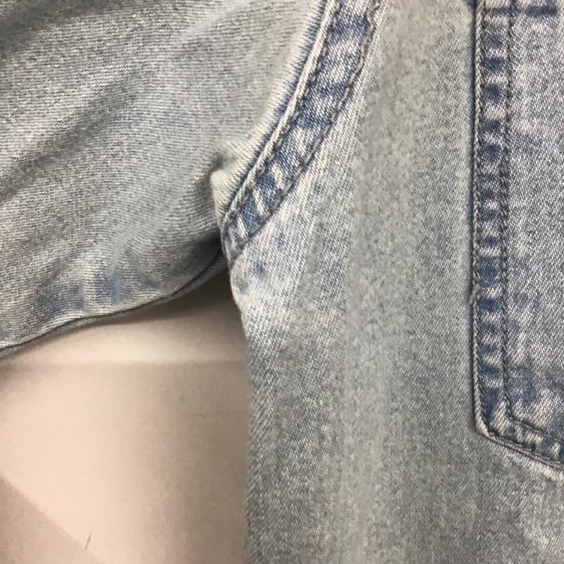 リーバイス Levi s シャツ、ブラウス 長袖 長袖シャツ デニムシャツ カジュアルシャツ M ロゴ、文字 インディゴ / インディゴ / Indigo メンズ USED 古着 中古 10151634