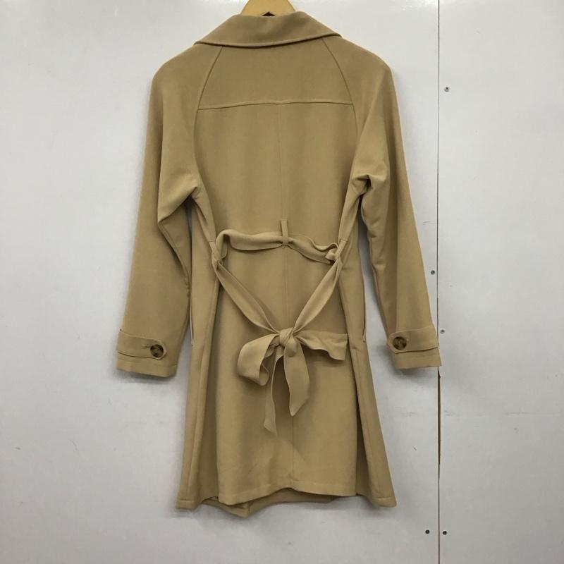 レイカズン Ray Cassin コート トレンチコート 165015 ジャケット ロング丈 M 無地 ベージュ / ベージュ / beige レディース USED 古着 中古 10151640