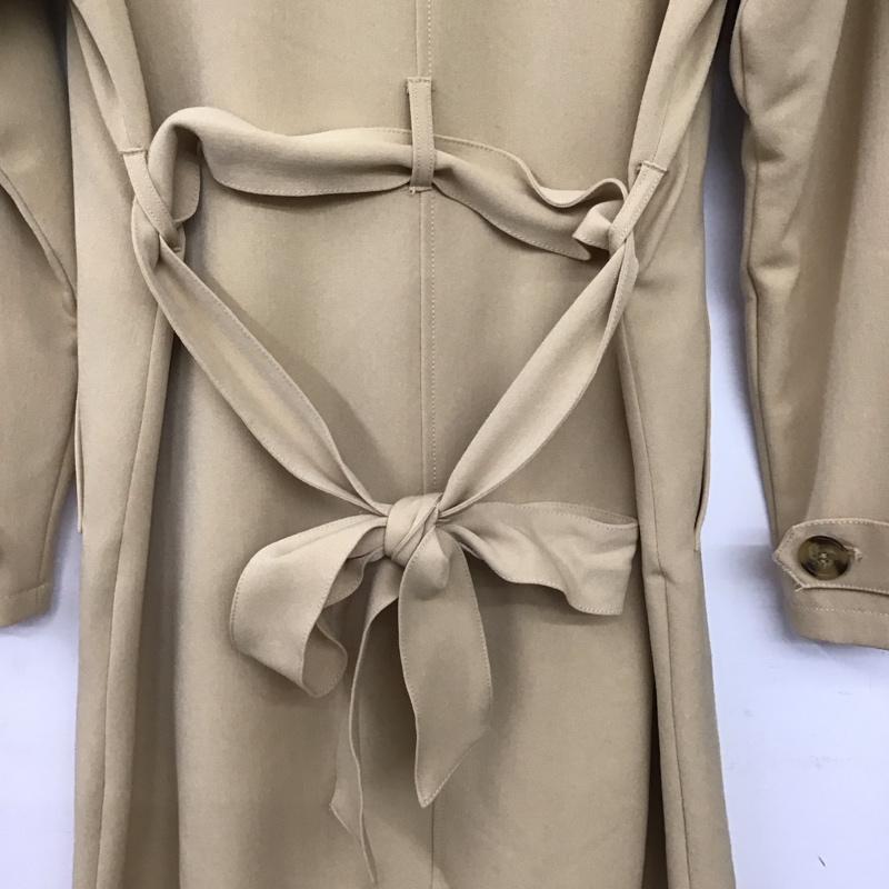 レイカズン Ray Cassin コート トレンチコート 165015 ジャケット ロング丈 M 無地 ベージュ / ベージュ / beige レディース USED 古着 中古 10151640