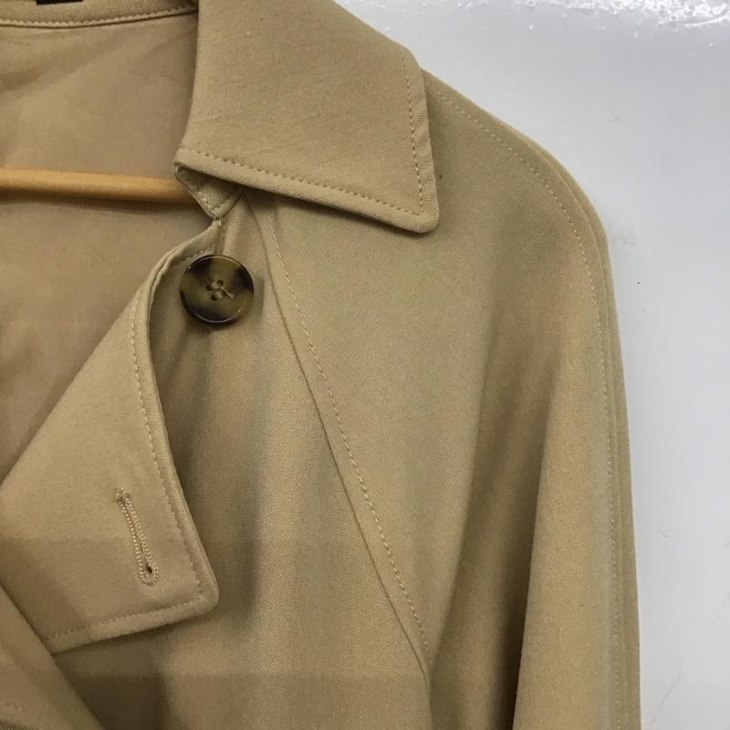 レイカズン Ray Cassin コート トレンチコート 165015 ジャケット ロング丈 M 無地 ベージュ / ベージュ / beige レディース USED 古着 中古 10151640
