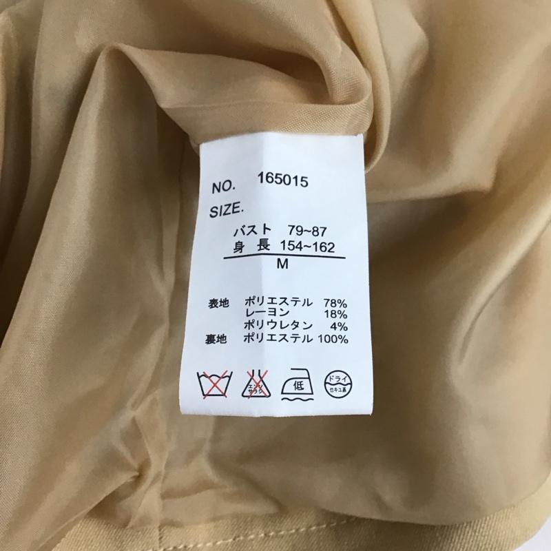 レイカズン Ray Cassin コート トレンチコート 165015 ジャケット ロング丈 M 無地 ベージュ / ベージュ / beige レディース USED 古着 中古 10151640