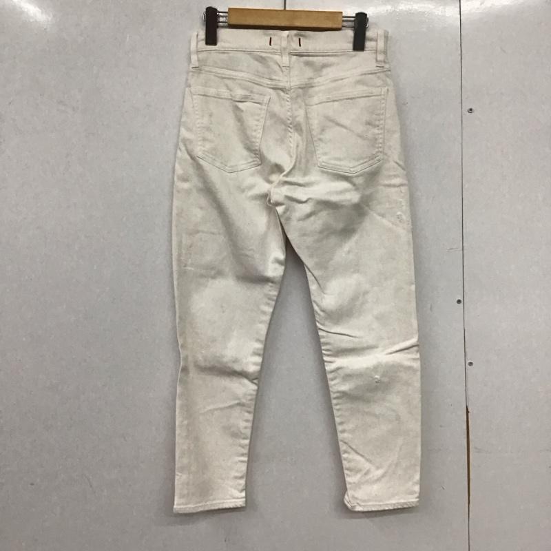 レッドカード RED CARD パンツ デニム、ジーンズ R12507 テーパード 25 ダメージ加工 白 / ホワイト / white レディース USED 古着 中古 10151644
