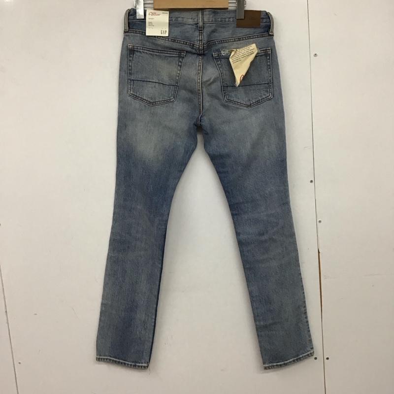 ギャップ GAP パンツ デニム、ジーンズ デニムパンツ スリムパンツ カジュアルパンツ ストレッチパンツ 29インチ ダメージ加工 インディゴ / インディゴ / Indigo メンズ USED 古着 中古 10151648