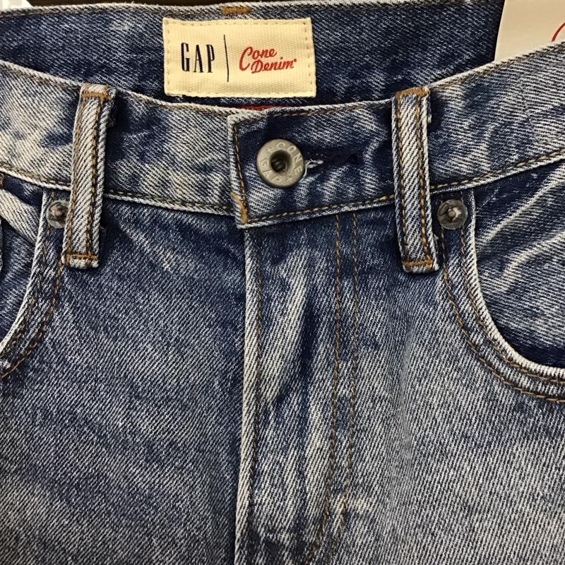 ギャップ GAP パンツ デニム、ジーンズ デニムパンツ スリムパンツ カジュアルパンツ ストレッチパンツ 29インチ ダメージ加工 インディゴ / インディゴ / Indigo メンズ USED 古着 中古 10151648