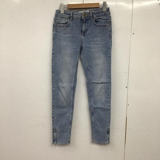 ザラ ZARA パンツ デニム、ジーンズ 5862 061 406 EUR36 スキニー ストレッチ 無地 水色 / ライトブルー / レディース USED 古着 中古 10151649