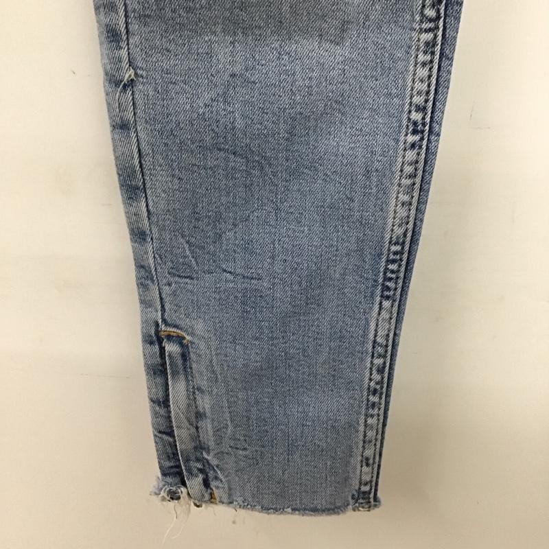 ザラ ZARA パンツ デニム、ジーンズ 5862 061 406 EUR36 スキニー ストレッチ 無地 水色 / ライトブルー / レディース USED 古着 中古 10151649