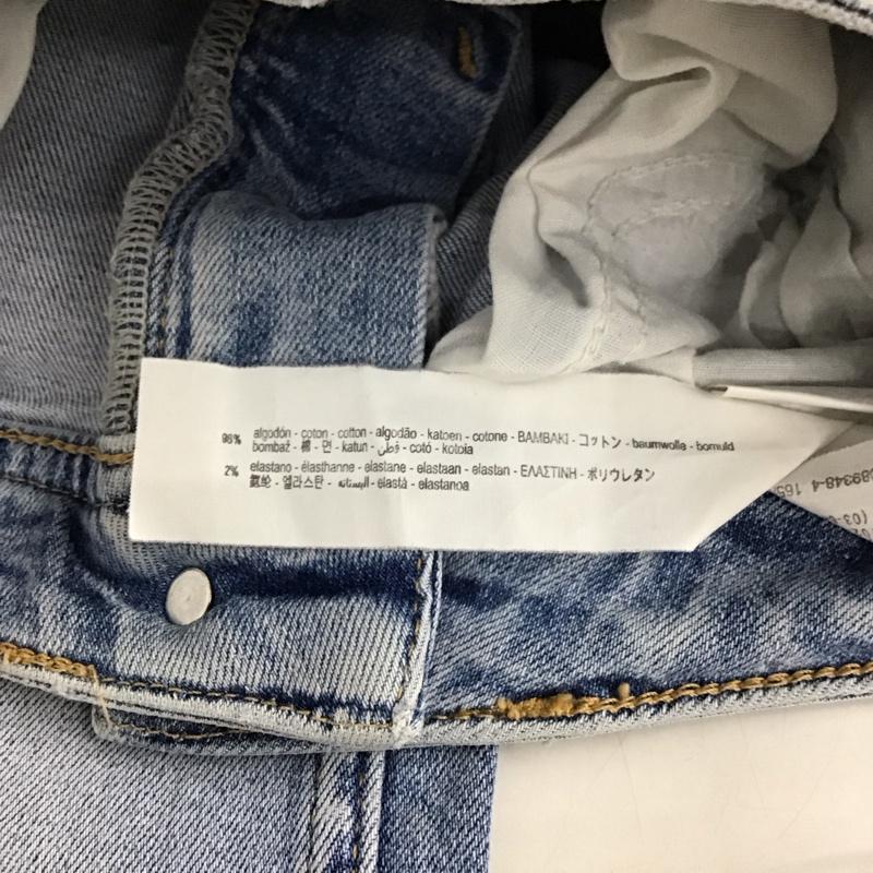 ザラ ZARA パンツ デニム、ジーンズ 5862 061 406 EUR36 スキニー ストレッチ 無地 水色 / ライトブルー / レディース USED 古着 中古 10151649