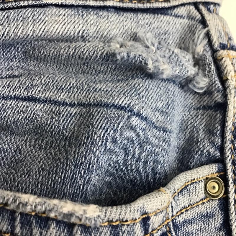 ザラ ZARA パンツ デニム、ジーンズ 5862 061 406 EUR36 スキニー ストレッチ 無地 水色 / ライトブルー / レディース USED 古着 中古 10151649