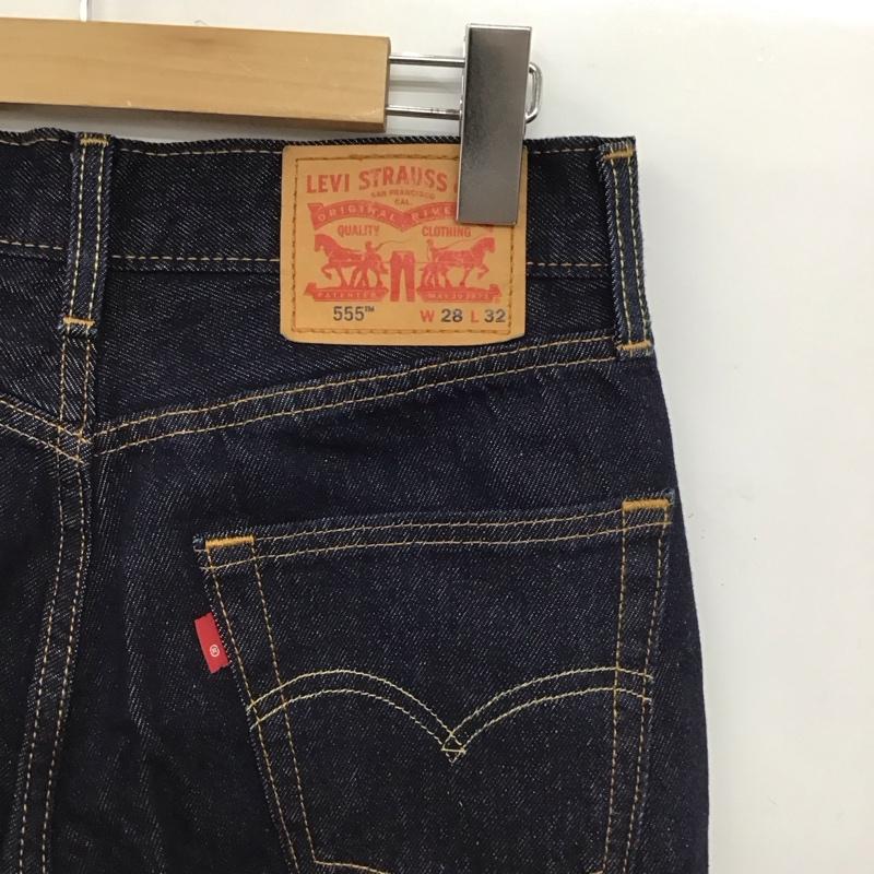 リーバイストラウスアンドコー Levi Strauss & co. パンツ デニム、ジーンズ デニムパンツ ワイドパンツ カジュアルパンツ 28インチ 無地 インディゴ / インディゴ / Indigo メンズ USED 古着 中古 10151650