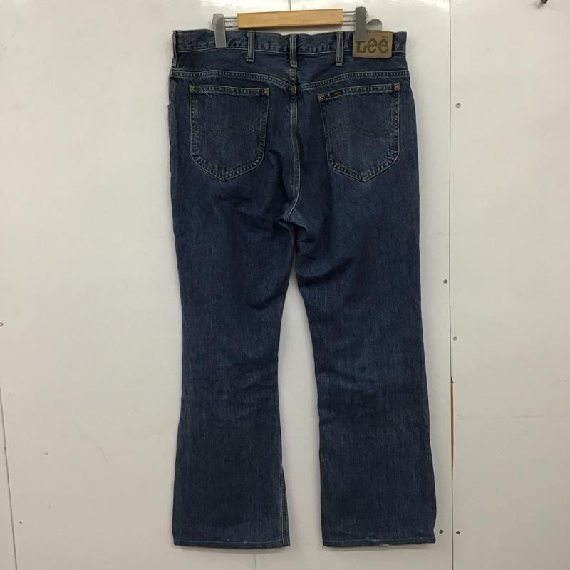 リー Lee パンツ デニム、ジーンズ デニムパンツ ワイドパンツ カジュアルパンツ Gパン 36 無地 インディゴ / インディゴ / Indigo メンズ USED 古着 中古 10151671