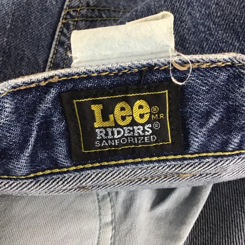 リー Lee パンツ デニム、ジーンズ デニムパンツ ワイドパンツ カジュアルパンツ Gパン 36 無地 インディゴ / インディゴ / Indigo メンズ USED 古着 中古 10151671