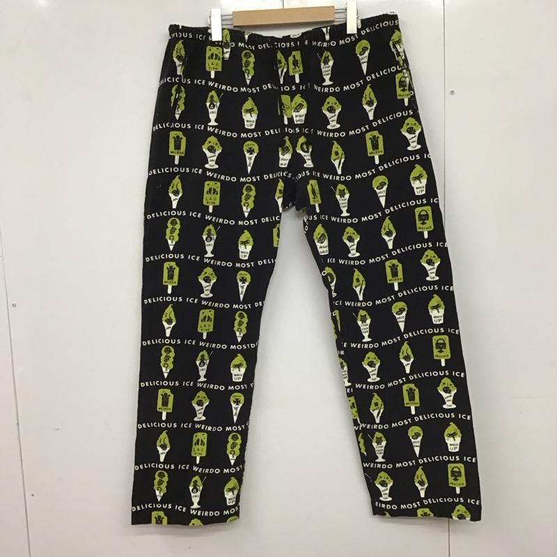 ウィアード WEIRDO パンツ ワークパンツ、ペインターパンツ ワイドパンツ カジュアルパンツ ワークパンツ XL プリント マルチカラー / マルチカラー / multicolor メンズ USED 古着 中古 10151674