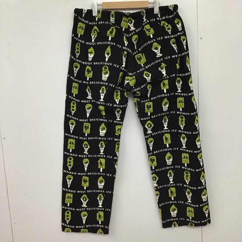ウィアード WEIRDO パンツ ワークパンツ、ペインターパンツ ワイドパンツ カジュアルパンツ ワークパンツ XL プリント マルチカラー / マルチカラー / multicolor メンズ USED 古着 中古 10151674