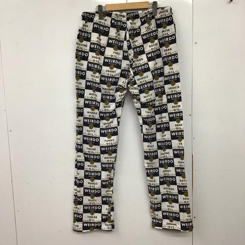 ウィアード WEIRDO パンツ ワークパンツ、ペインターパンツ ワイドパンツ カジュアルパンツ ワークパンツ L プリント マルチカラー / マルチカラー / multicolor メンズ USED 古着 中古 10151675