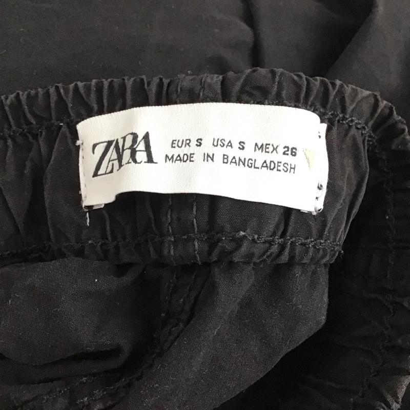 ザラ ZARA ボトムス ボトムス 5520 107 800 パラシュートパンツ S 無地 黒 / ブラック / black レディース USED 古着 中古 10151677
