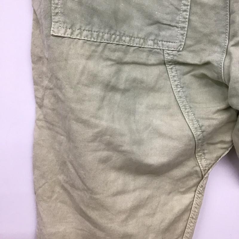 ザラ ZARA パンツ ワークパンツ、ペインターパンツ 4877 054 982 コットン リネン XS 無地 薄緑 / ライトグリーン / レディース USED 古着 中古 10151679