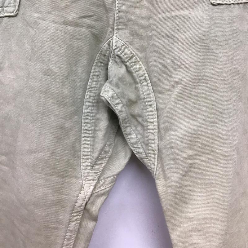 ザラ ZARA パンツ ワークパンツ、ペインターパンツ 4877 054 982 コットン リネン XS 無地 薄緑 / ライトグリーン / レディース USED 古着 中古 10151679