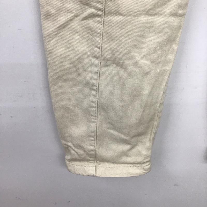 ザラ ZARA パンツ ワークパンツ、ペインターパンツ 4877 051 712 コットン XS 無地 アイボリー / アイボリー / レディース USED 古着 中古 10151681