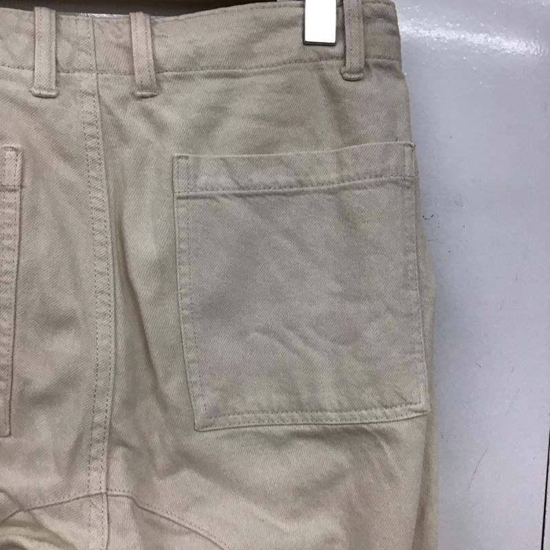 ザラ ZARA パンツ ワークパンツ、ペインターパンツ 4877 051 712 コットン XS 無地 アイボリー / アイボリー / レディース USED 古着 中古 10151681