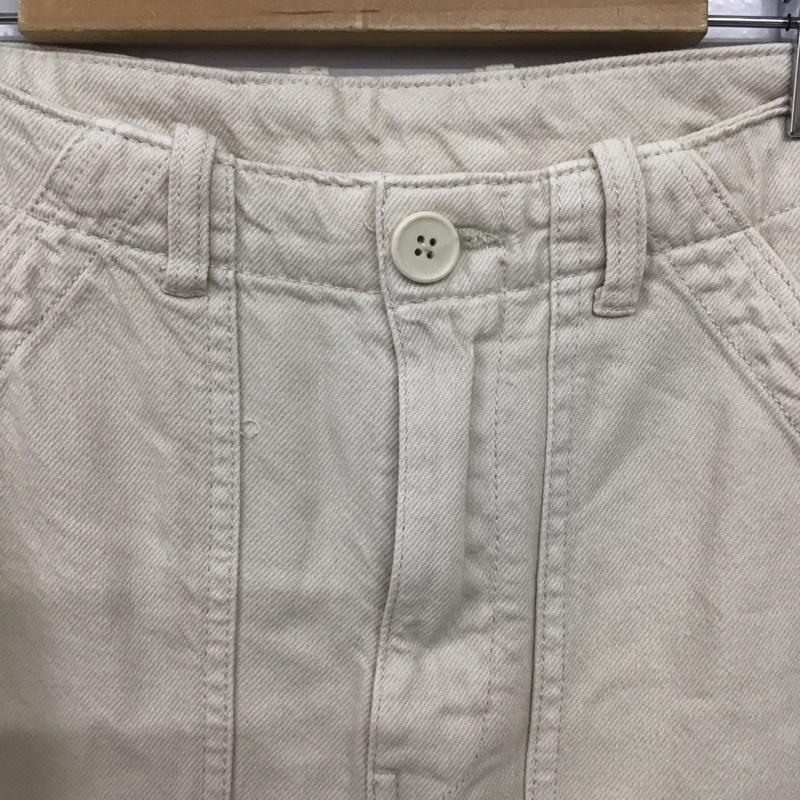ザラ ZARA パンツ ワークパンツ、ペインターパンツ 4877 051 712 コットン XS 無地 アイボリー / アイボリー / レディース USED 古着 中古 10151681