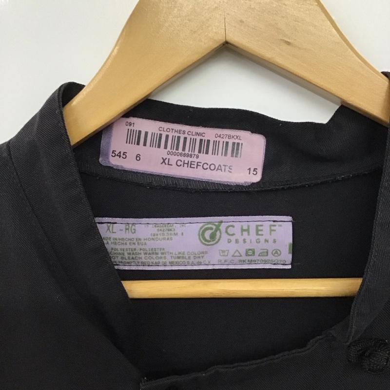古着 USED ジャケット、上着 ジャケット、ブレザー 長袖ジャケット アウター 前ボタン ノーカラージャケット XL ロゴ、文字 黒 / ブラック / black メンズ USED 古着 中古 10151682