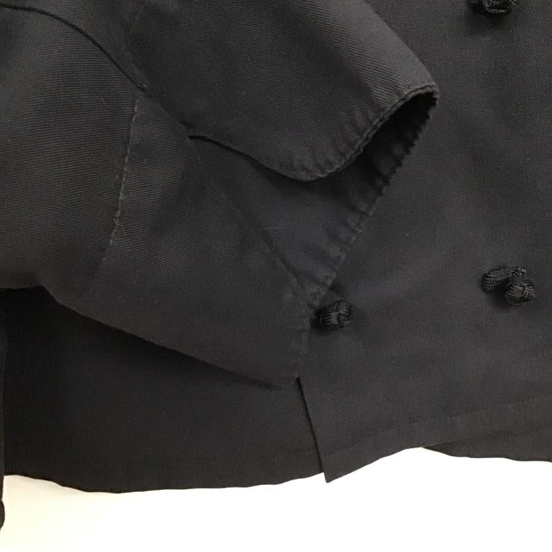 古着 USED ジャケット、上着 ジャケット、ブレザー 長袖ジャケット アウター 前ボタン ノーカラージャケット XL ロゴ、文字 黒 / ブラック / black メンズ USED 古着 中古 10151682