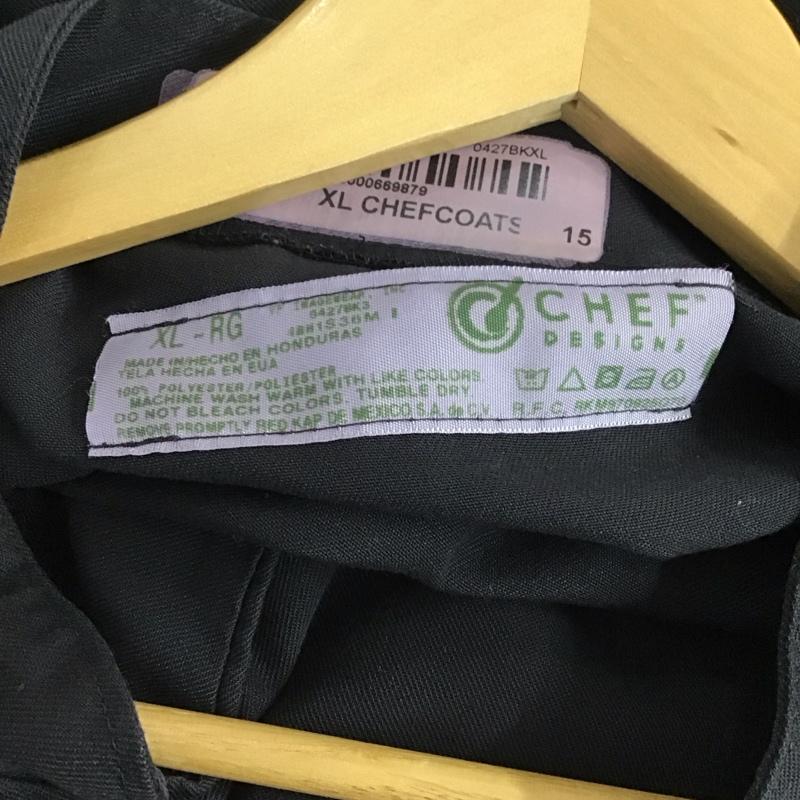 古着 USED ジャケット、上着 ジャケット、ブレザー 長袖ジャケット アウター 前ボタン ノーカラージャケット XL ロゴ、文字 黒 / ブラック / black メンズ USED 古着 中古 10151682