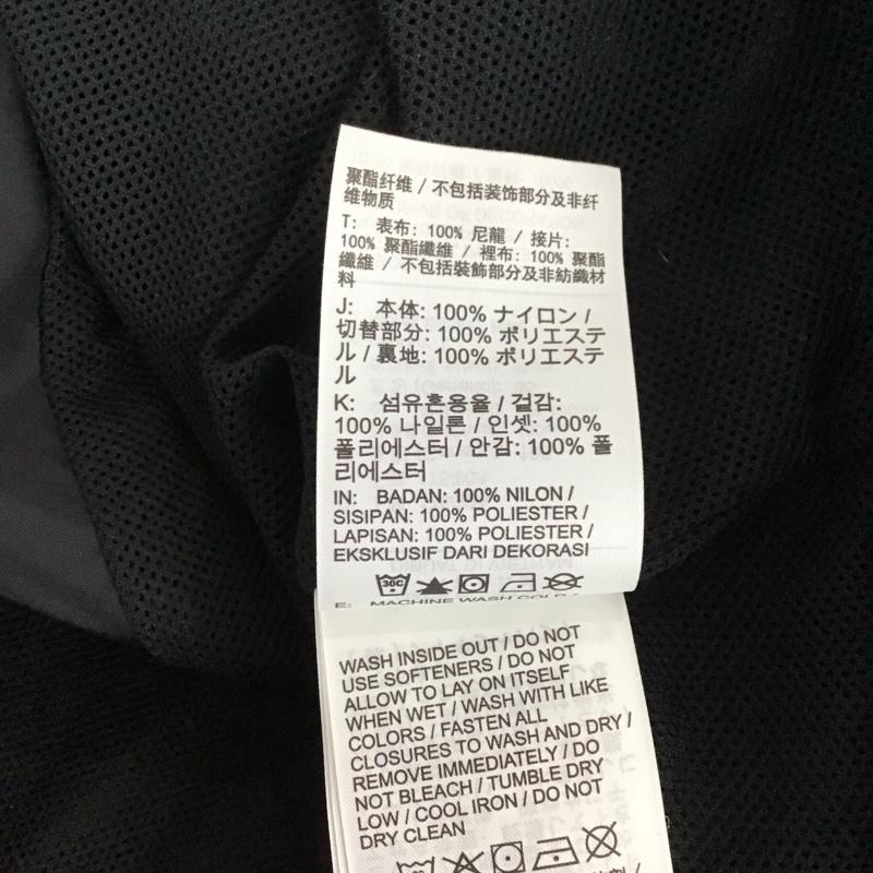 ナイキ NIKE ジャケット、上着 ジャンパー、ブルゾン bv3031-010 ウインドブレーカー ジップアップナイロンジャケット L ロゴ、文字 黒 / ブラック / black メンズ USED 古着 中古 10151687