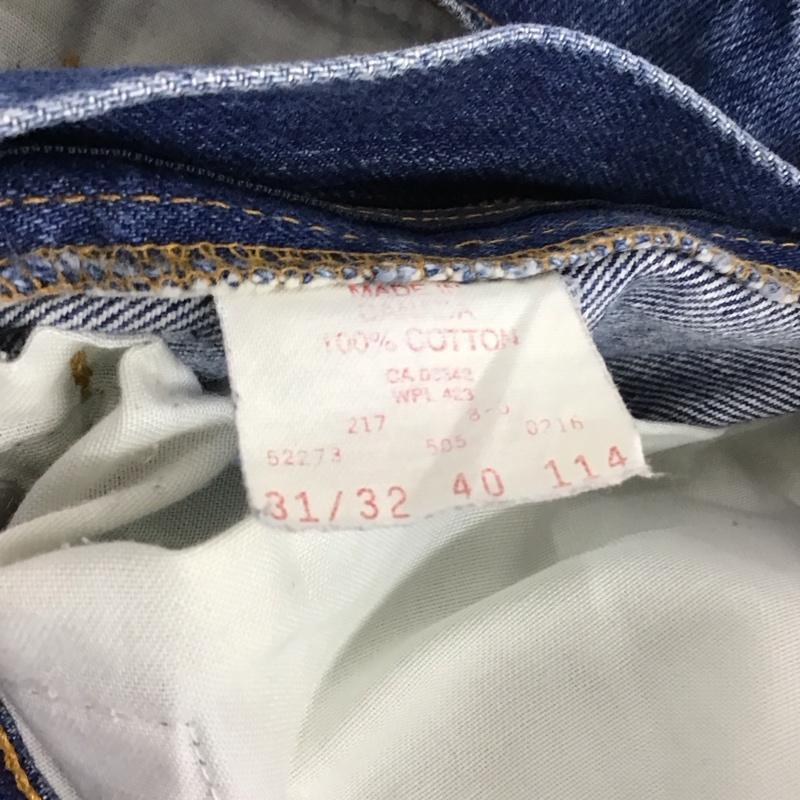 リーバイストラウスアンドコー Levi Strauss & co. パンツ デニム、ジーンズ デニムパンツ スリムパンツ カジュアルパンツ 31インチ 無地 インディゴ / インディゴ / Indigo メンズ USED 古着 中古 10151692