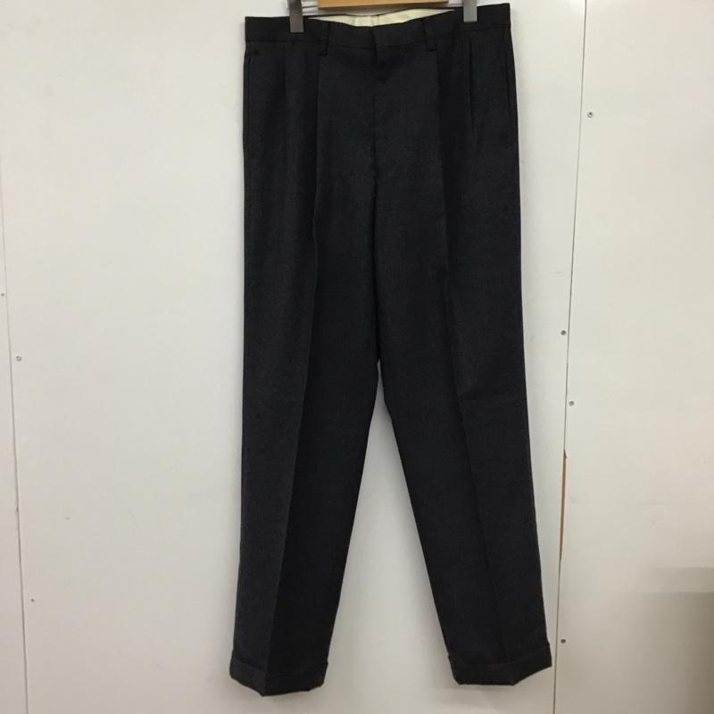 ドッカーズ DOCKERS パンツ スラックス スラックスパンツ ワイドパンツ センタータックパンツ 34インチ 無地 ダークグレー / ダークグレー / メンズ USED 古着 中古 10151693