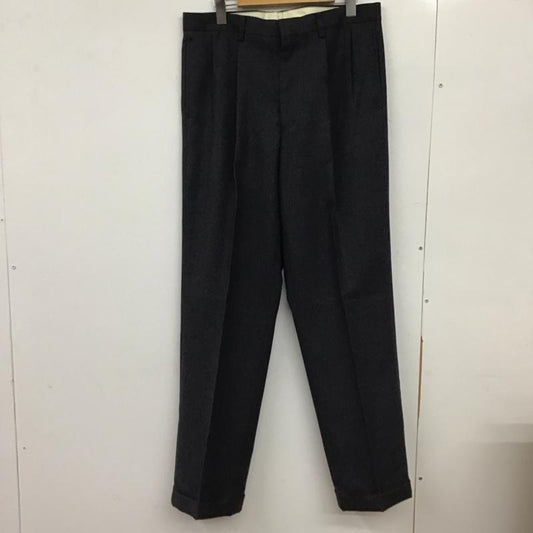 ドッカーズ DOCKERS パンツ スラックス スラックスパンツ ワイドパンツ センタータックパンツ 34インチ 無地 ダークグレー / ダークグレー / メンズ USED 古着 中古 10151693