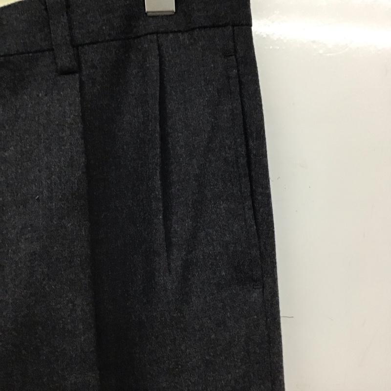 ドッカーズ DOCKERS パンツ スラックス スラックスパンツ ワイドパンツ センタータックパンツ 34インチ 無地 ダークグレー / ダークグレー / メンズ USED 古着 中古 10151693