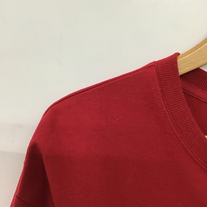 グラニフ graniph Tシャツ 半袖 半袖カットソー 刺繍カットソー L 刺繍 赤 / レッド / red メンズ USED 古着 中古 10151696