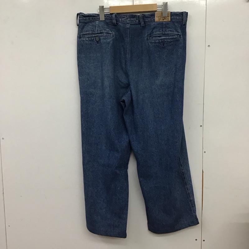 セルッティイチハチハチイチ CERRUTI1881 パンツ デニム、ジーンズ デニムパンツ ワイドパンツ カジュアルパンツ 無地 インディゴ / インディゴ / Indigo メンズ USED 古着 中古 10151699