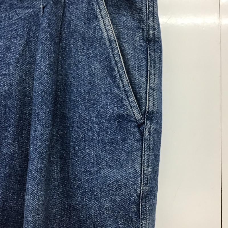 セルッティイチハチハチイチ CERRUTI1881 パンツ デニム、ジーンズ デニムパンツ ワイドパンツ カジュアルパンツ 無地 インディゴ / インディゴ / Indigo メンズ USED 古着 中古 10151699