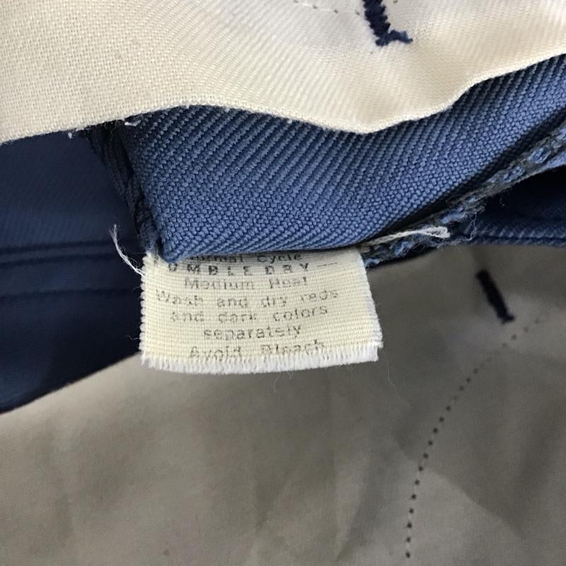リー Lee パンツ スラックス スラックスパンツ ワイドパンツ センタータックパンツ 無地 青 / ブルー / blue メンズ USED 古着 中古 10151701