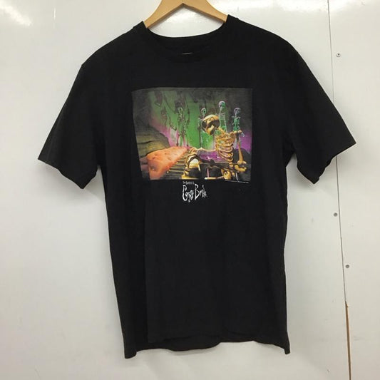 グラニフ graniph Tシャツ 半袖 半袖カットソー プリントTシャツ クルーネックカットソー L プリント 黒 / ブラック / black メンズ USED 古着 中古 10151703