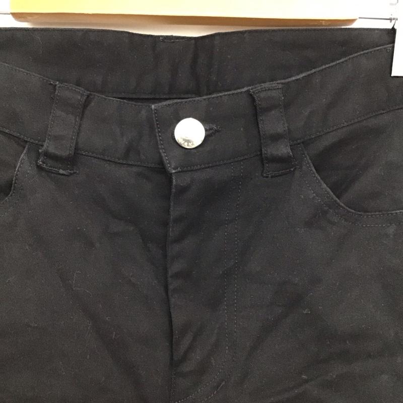 ミントネコ MINT NeKO パンツ デニム、ジーンズ スリムパンツ ストレッチパンツ カジュアルパンツ 無地 黒 / ブラック / black レディース USED 古着 中古 10151710