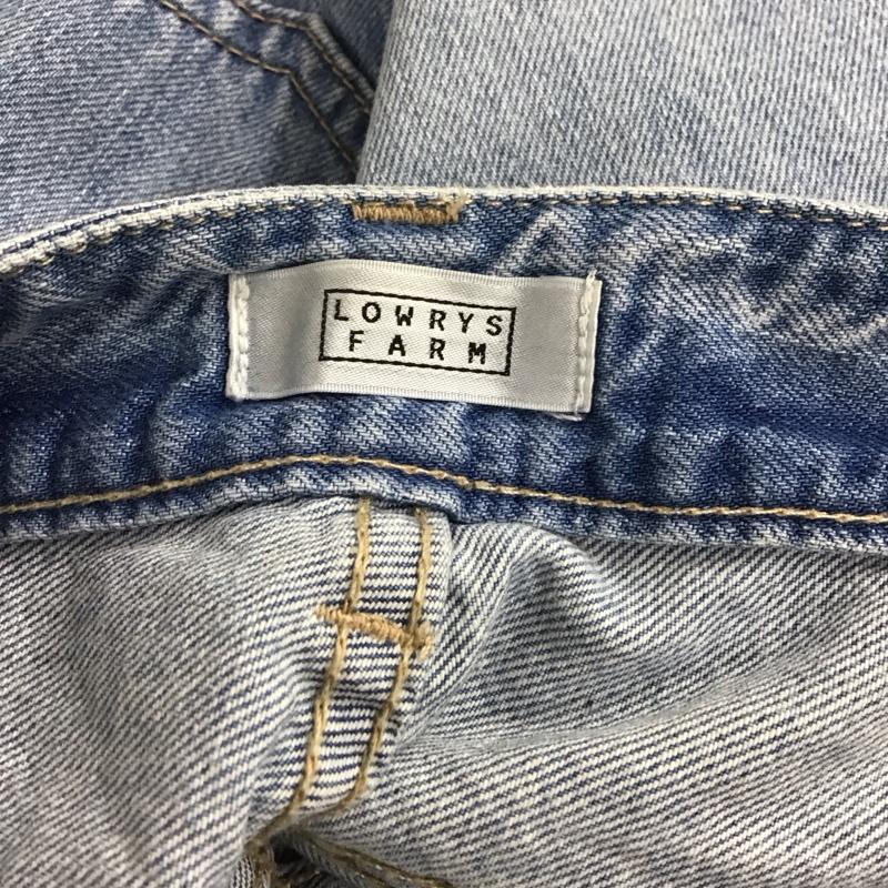 ローリーズファーム LOWRYS FARM パンツ デニム、ジーンズ デニムパンツ スリムパンツ カジュアルパンツ M 無地 インディゴ / インディゴ / Indigo レディース USED 古着 中古 10151711