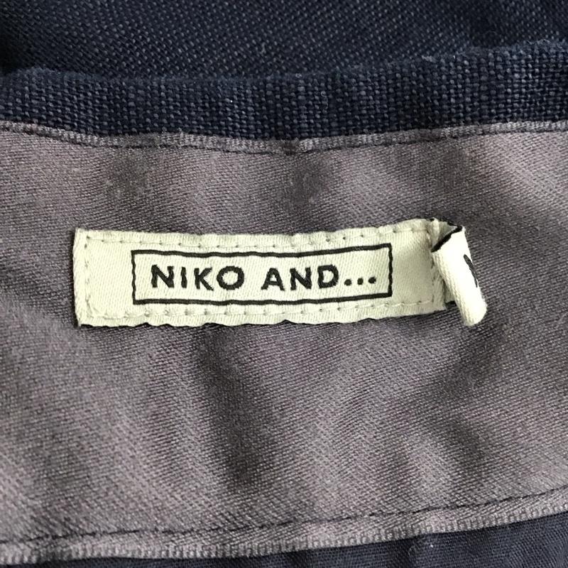 ニコアンド niko and... パンツ ワークパンツ、ペインターパンツ ワイドパンツ ガチョウパンツ カジュアルパンツ M 無地 紺 / ネイビー / navy レディース USED 古着 中古 10151714