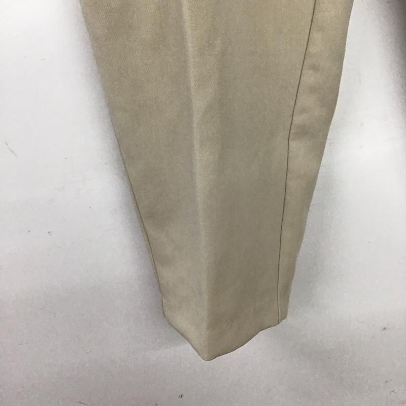 ザラ ZARA パンツ スラックス スラックスパンツ ワイドパンツ センタータックパンツ M 無地 アイボリー / アイボリー / レディース USED 古着 中古 10151715