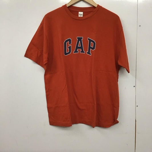 ギャップ GAP Tシャツ 半袖 半袖カットソー プリントTシャツ クルーネックカットソー M ロゴ、文字 橙 / オレンジ / orange レディース USED 古着 中古 10151718